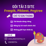 Tài khoản tải 3 site Freepik, Pikbest, PNGtree